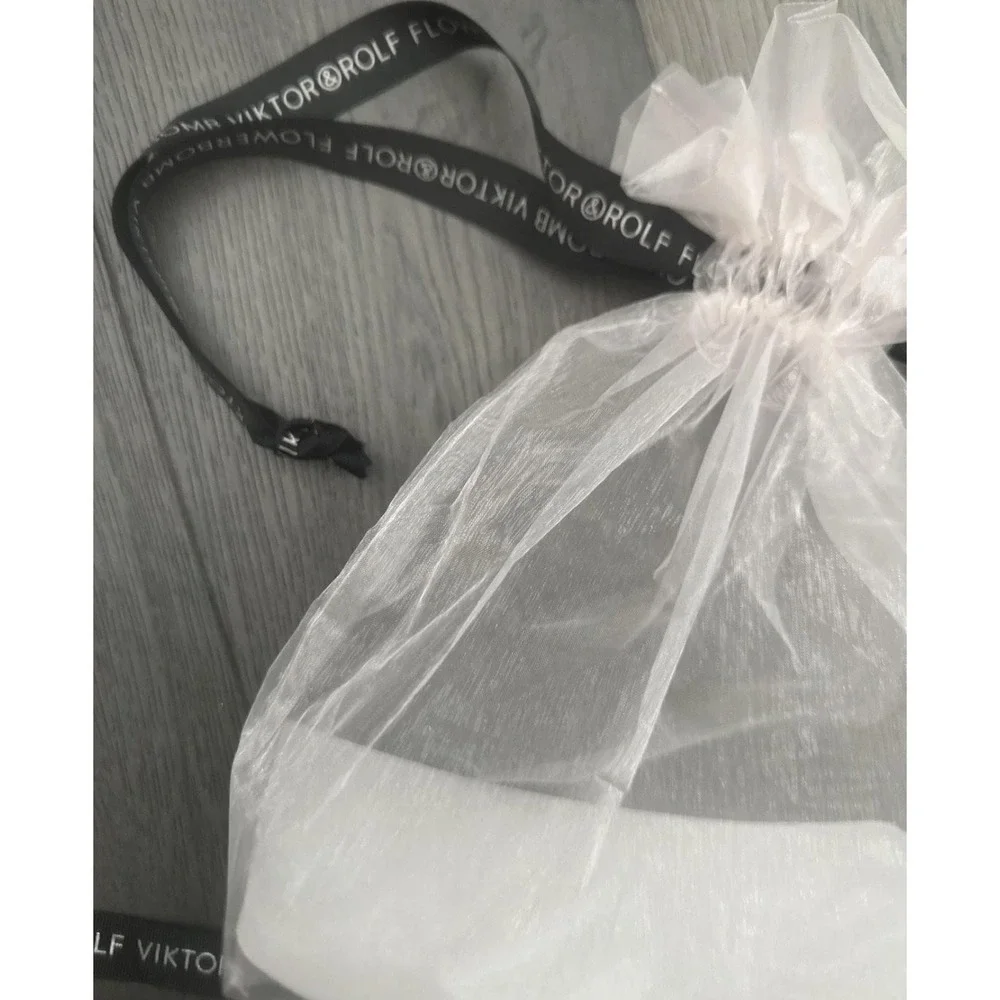 Viktor & Rolf‎ Flowerbomb Organza Carrying Bag 9x10 W/ 28in Ribbon No Perfume